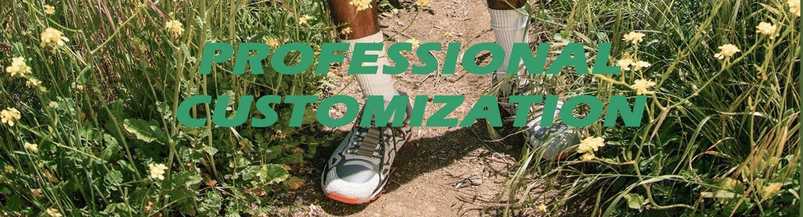 Serviço feito sob encomenda das sapatas
