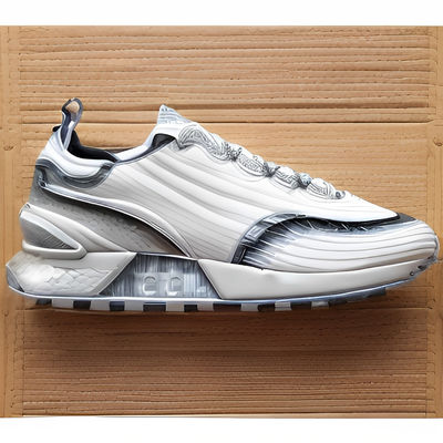 Classic Fashion Lace Up Recycled Shoes For Women polyester rubber
